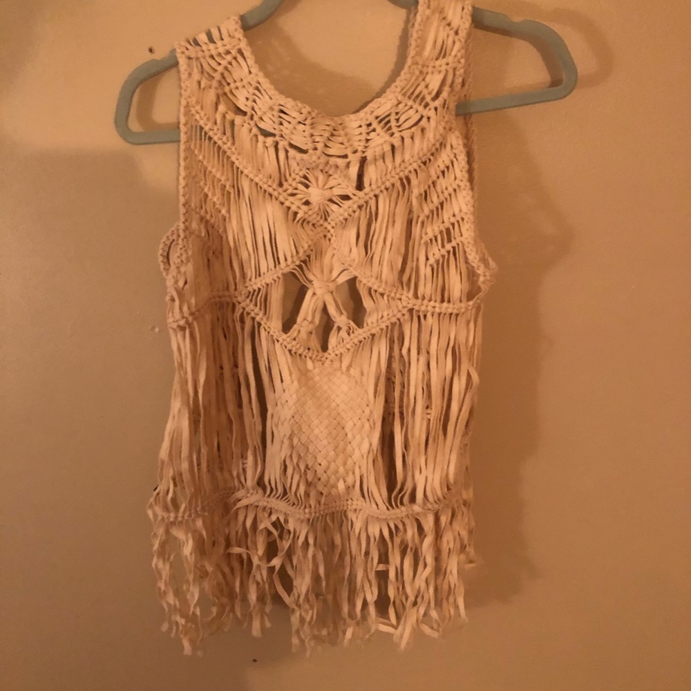 Ark & Co fringe vest